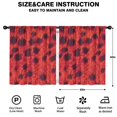 thumbnail image 2 of Blackout Kids Curtains,Red Cheetah Leopard Pattern Childrens Insulated Curtains Set Of 2,Bedroom Essentials,Toddler Room Decor 52"x63", 2 of 5
