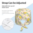 thumbnail image 4 of Kdxio Lemon Leaves Pattern Turban Hat for Women Men Comfortable Adjustable Cleaning Working Cap with Sweatband, 4 of 8