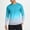 #267-Sky Blue, variant on Ceisia Men's Long Sleeve Sports T-Shirt Gradient Print Quick Dry Moisture Wicking Breathable Stretch Running Gym Top Blue Gifts for Father L