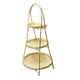 thumbnail image 1 of Organizador de canasta de almacenamiento de bocadas de cesta de fruta de bambú, bandeja de pan para hornear, decoración, soporte, cesta de almacenamie Beige 3 capas, 1 of 5