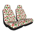 thumbnail image 2 of Xecao Strawberry for Automotive Seat Covers for Cars Trucks and SUVs – Gray Car Seat Covers for Front Seats, Truck Seat Protectors-1, 2 of 9