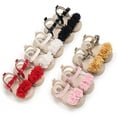 thumbnail image 6 of Infant Baby Girls Summer Sandals Flower Soft Sole Newborn Toddler First Walker Crib Dress Shoes, 6 of 7
