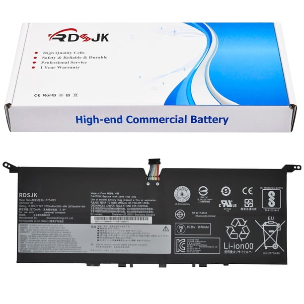 Batería para portátil RDSJ L17C4PE1 L17M4PE1 L17S4PE1 42 Wh 15,36 V