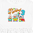 thumbnail image 4 of Inktastic It's My Birthday Circus Train 3rd Birthday Girls Toddler Dress, 4 of 5