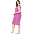 Dreams & Co. Women's Plus Size 2Pack Sleeveless Sleepshirt Nightgown