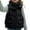 Black, variant on LIaqionyy Kids Puffer Vest Winter Zip up Warm Coat Lightweight Sleeveless Jacket Outwear for Boys Girls