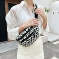 thumbnail image 4 of Yucurem Fashion Women Flannel Leopard Print Crossbody Bag Casual Waist Packs (A), 4 of 10