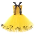 thumbnail image 5 of CUZIBR Kids Adorable Dress Girls Tutu Animal Theme Performance Outfit Sets Clothes Sets,Yellow,10-12 Years, 5 of 5