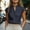 Dark Gray, variant on CYMMPU Women's Mandarin Collar Cap Sleeve Blouse, Split Neck Sleeveless Linen-Look Top, Casual Office & Summer Wear Dark Gray XXXL