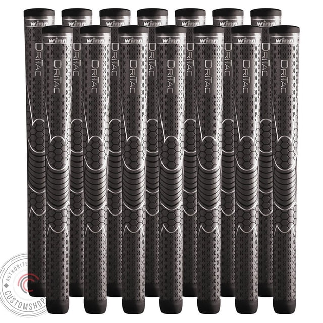 Golf Grip Winn DriTac Oversize AVS Grey, juego de 9