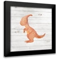 thumbnail image 1 of Robinson, Tamara 15x15 Black Modern Framed Museum Art Print Titled - Water Color Dino III, 1 of 5