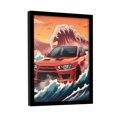 thumbnail image 2 of Wave Collection Wave Voitures Evo Affiche Encadrée, 2 of 2
