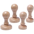 thumbnail image 1 of Custom Stamp – Personalized Wooden Rubber Stamp With Logo Name And Address Upload Your Own Design Multiple Sizes For Branding & Crafting (Round), 1 of 9