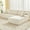 Beige, variant on 106" Cloud Sectional Couch Modern Corner Modular Upholstered Sofa with L-Shape Loveseat Chaise Sleeper Chaise Deep Seat Plush Corduroy Fabric Foam Cushions L-Shape Corner Modular Upholstered Sofa (Fra