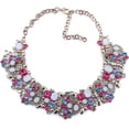 thumbnail image 1 of Collier Bavoir Déclaration Collier en Verre Coloré Collier Ras du Cou en Cristal pour Femmes Accessoires de Mode, 1 of 7