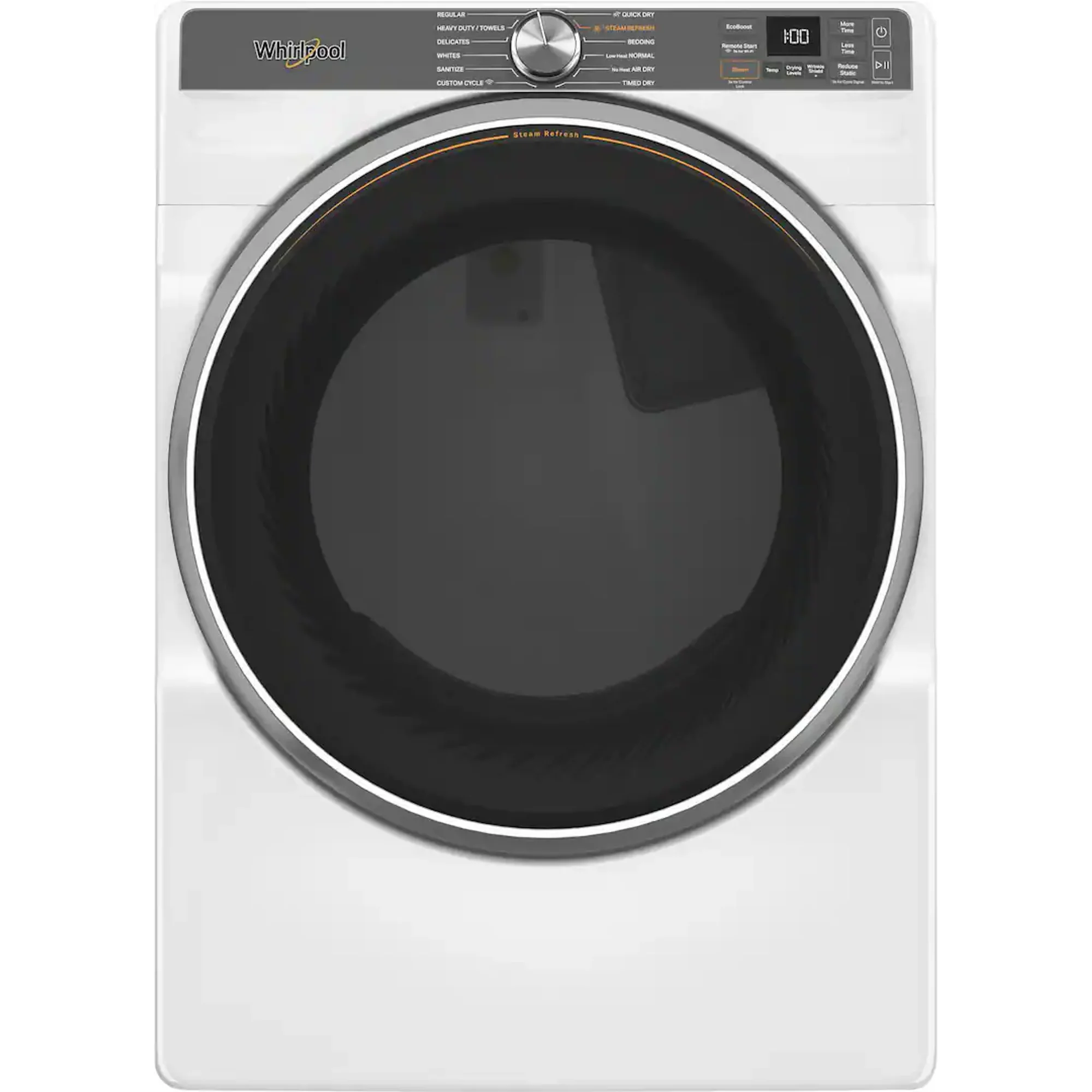 Whirlpool 7.4 cu. ft. Smart Front Load Electric Dryer with AI Intelligent Dry (White)