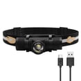 thumbnail image 1 of Faro de pesca para la noche recargable LED con luz rojaFaro LED LED Faro ajustable Cabeza de caza Flashlight Sensor de movimiento Podable Detachable Manos libres Luz de búsqueda D20-GCG2 Cable USB sidaley OD002894-02B, 1 of 7