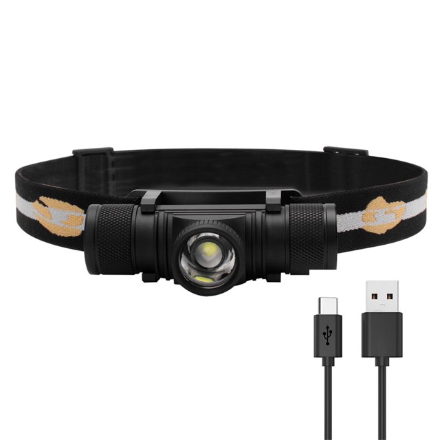Faro de pesca para la noche recargable LED con luz rojaFaro LED LED Faro ajustable Cabeza de caza Flashlight Sensor de movimiento Podable Detachable Manos libres Luz de búsqueda D20-GCG2 Cable USB sidaley OD002894-02B