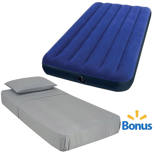 Your Choice of Intext Twin Airbed Mattress with Bonus Sheet Set