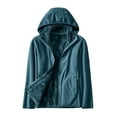 thumbnail image 1 of Babysbule Manteaux d'Hiver 2023 pour Femmes Veste Réversible à Capuche en Polaire Épaissie et Chaude, 1 of 2