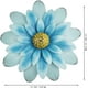 thumbnail image 2 of Decoración de pared de flores de metal de 33 cm, decoraciones artísticas de pared de flores multicapa, para balcón, patio, porche, dormitorio, sala de estar, jardín, oficina (azul) brillar Electrónica, 2 of 5