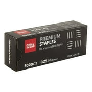Office Depot Brand Staples, 1/4" Premium, Full Strip, Box Of 5,000