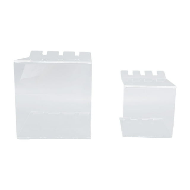 Ziplock Bag Holder, Acrylic Filling Freezer Bag Stand Practical Adjustable for Dormitory