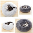 thumbnail image 2 of Pet Soft Plush Round Bed Dogs Cats Warm Comfortable Washable Cushion Bed, 2 of 7