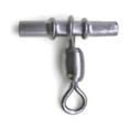 thumbnail image 2 of 10Pcs Connector Bearing Crimp Swivels Cross Line Fishing Waggler Float Adapters 1#, 2 of 9