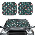 thumbnail image 2 of Naloa Amanita Mushroom 2 Piece Foldable Car Sun Shades, Car Windshield Sunshade, Front Window Sunshade for Car, Truck, SUV - Large, 2 of 7