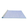 thumbnail image 2 of Ahgly Company Machine Washable Indoor Rectangle Solid Blue Modern Area Rugs, 5' x 7', 2 of 4