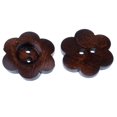 thumbnail image 3 of 20 Botones de con Forma de Flor de 2 Agujeros para Coser Manualidades de álbum de Recortes de 23 Mm perfecl Botones de artesanía de madera, 3 of 6