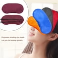 thumbnail image 3 of Guardurnaity Sombra de ojos Creative Blindfold Práctico Conveniente Útil Eye Sleeping Covers para adultos Niños Mujeres Hombres Ancianos Cadenas y cordones para anteojos Vino rojo, 3 of 6