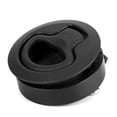 thumbnail image 2 of Black Round Flush Slam Latch Deck Hatch Pull Practical Boat Marine Hardware Accessory, 2 of 10