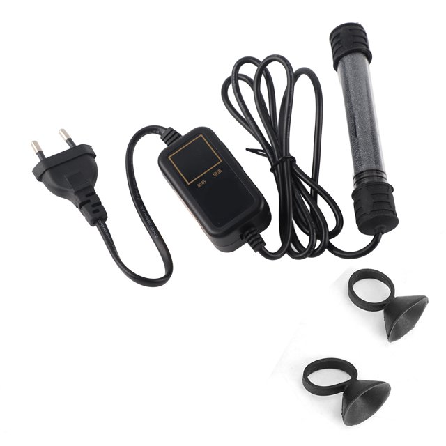Varilla de calefacción electrónica inteligente para acuario, minicalentador de agua antiexplosión de temperatura constante, enchufe europeo de 220V(50W)