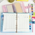 thumbnail image 4 of CNKOO Multifunctional A6 Budget Binder with 12 Clear Zip Pockets and 12 Budget Sheets PU Cash Envelopes Portable Envelopes Organizer for Budgeting and Money Saving, 4 of 10