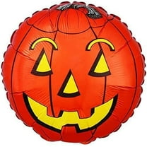 PMU Halloween Party Decoration Accessory 34 Inch Jack-O-Lantern Design Mylar-Foil Balloon (1/Pkg) Pkg/1