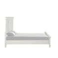 thumbnail image 4 of New Classic Furniture Jamestown Solid Wood Queen Panel Bed in White, 4 of 8