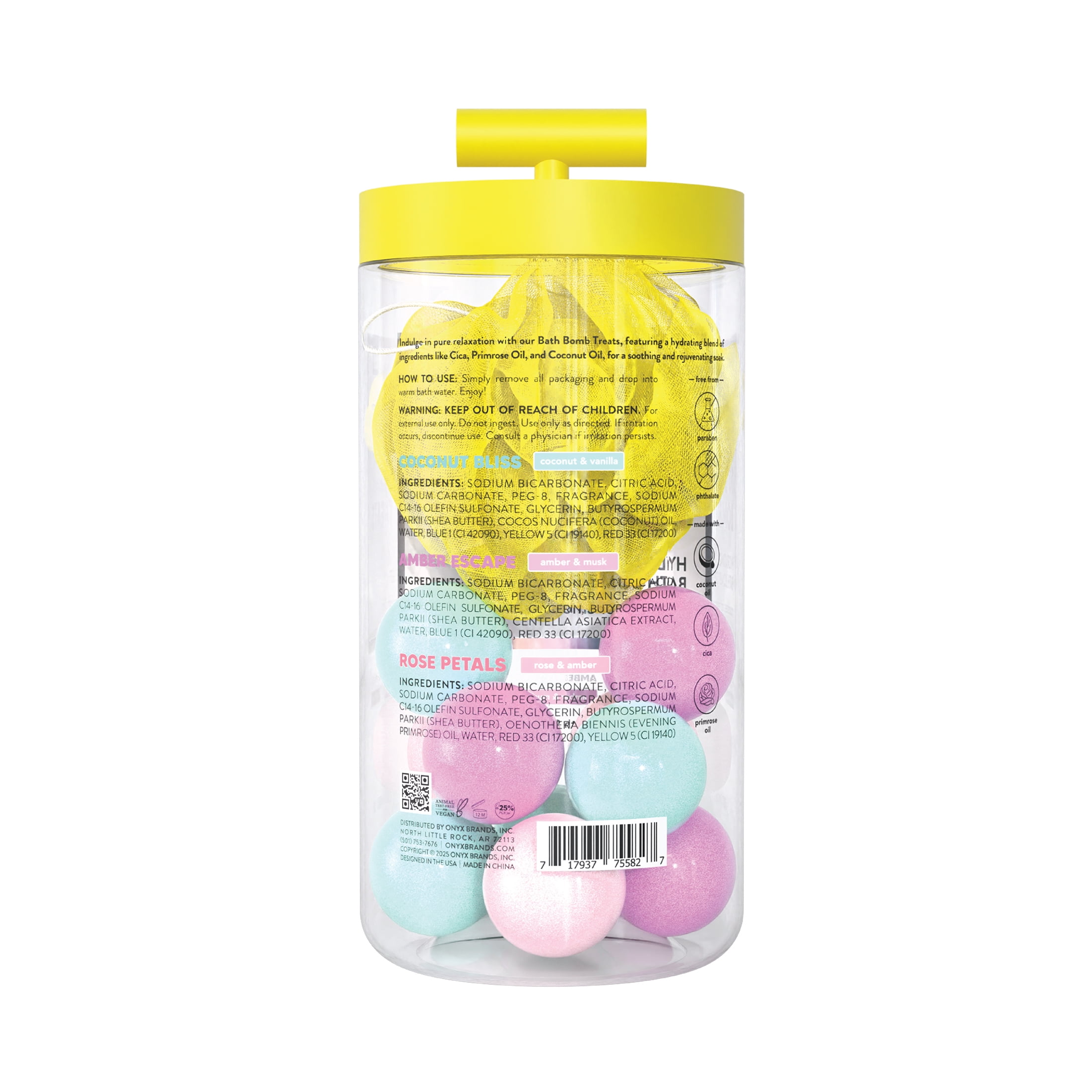 ONYX Professional Hydrating Bath Bomb Gift Set, 12 PC