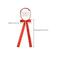 thumbnail image 2 of INSPIRE CHIC Unisex Pre-tied String Bow Tie String Tie Solid Color Bowknots Red One Size, 2 of 5
