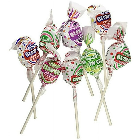 Charms Blow Pops Cherry Lollipops 48 ct