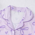 thumbnail image 6 of WCJM Fun Pajamas for Women Set Women's Button Thin Soft Short Sleeve Shorts Set Two-Piece Set Women's Shorts Suit, 6 of 6