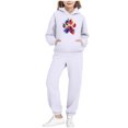 thumbnail image 2 of Cowsor Little Girls Outfits 2 Piece Toddler Long Sleeve Sweatshirt Leggings Pants Clothing Set, 2 of 6