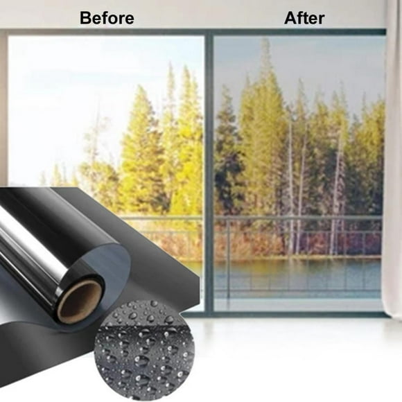 1PC Window Film, Window Privacy Film, One Way Privacy Window Film,UV Blocking Thermal Reflective Glass Tint, 19.68x39.37inch