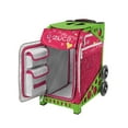 thumbnail image 5 of Zuca 18" Sport Bag - Pink SK8 with Flashing Wheels (Green Frame), 5 of 6