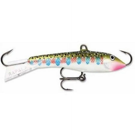 UPC: 0022677013053 | Rapala W7RT Jigging Rap Vertical Jigging Fishing Lure 2-3/4 5/8 oz Rainbow