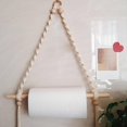thumbnail image 3 of Soporte de papel higiénico perfecl con borla de montaje en pared beige, 3 of 8