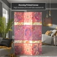 thumbnail image 2 of Oriental Furniture 6 Ft tall Double Sided Vintage Emblem Canvas Room Divider, 3 panel, Artistic, Victorian dÃ©cor, Chic, collage, 2 of 5
