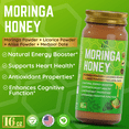 thumbnail image 4 of Herb To Body Moringa Honey | Multifloral Honey | Wildcrafted | 16oz, 4 of 5