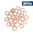 thumbnail image 4 of Arandela de Cobre círculos Juntas Plana de Motor 11mm Diámetro Interior para Coche 30Pcs, 4 of 5